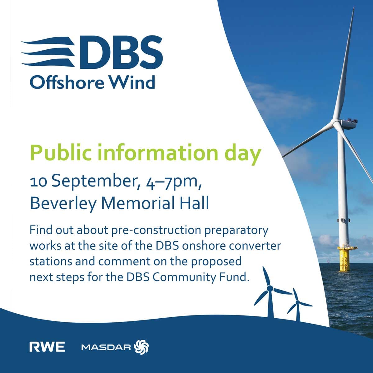 Public information day poster